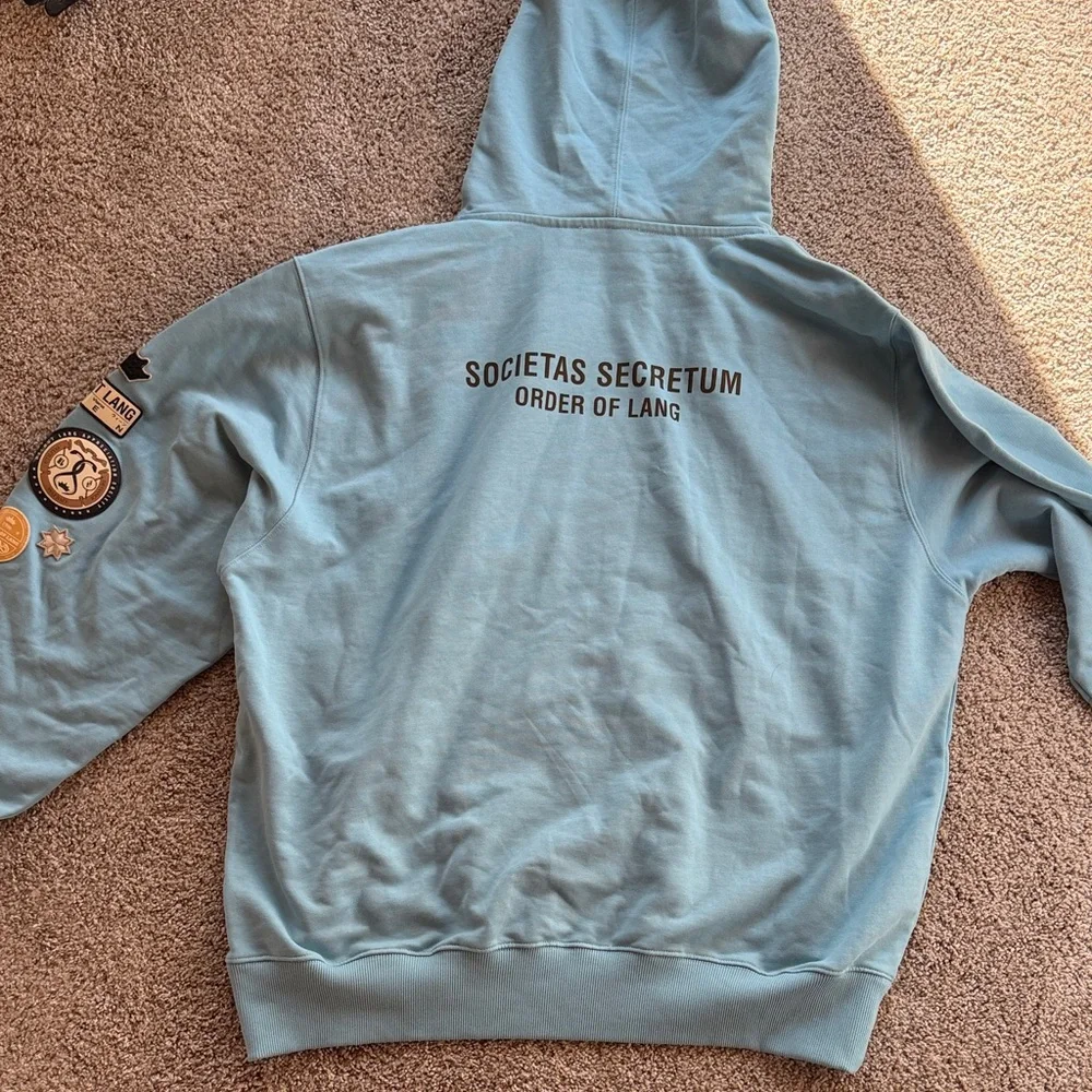 HELMUT LANG SOCIETAS HOODIE- TOPAZ - Picture 14 of 16